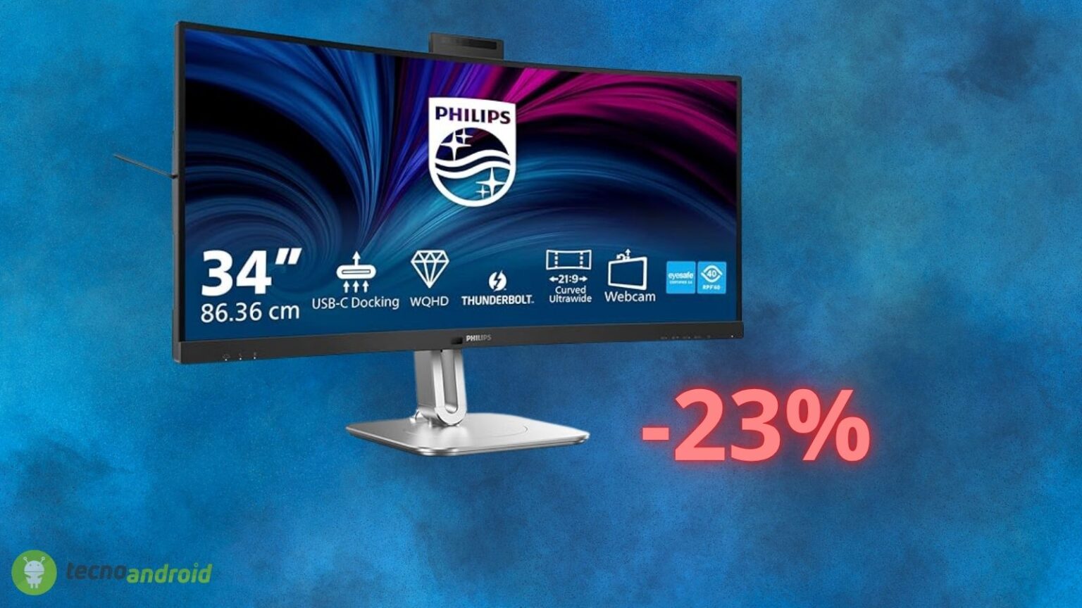 Philips, il monitor curvo è scontato di 150 euro su Amazon