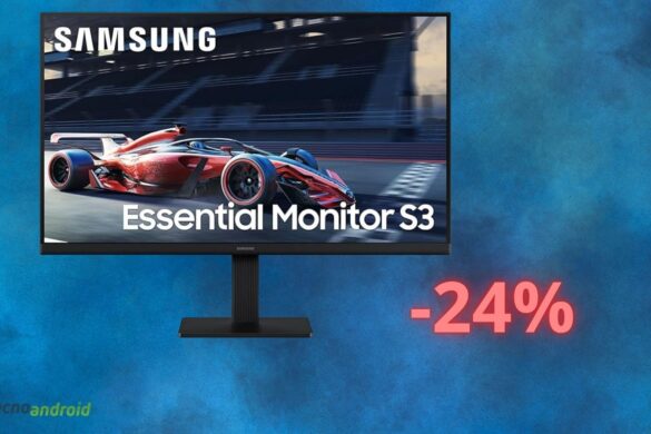 Monitor Samsung a soli 89 euro oggi su Amazon