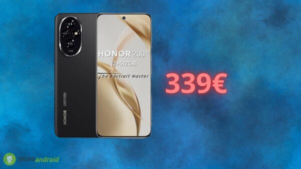 Amazon regala un folle sconto su Honor 200