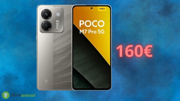 Amazon sconta a 160 euro il Poco M7 Pro