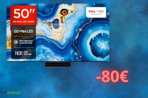Smart TV TCL in offerta imperdibile: Amazon la sconta di 80 euro