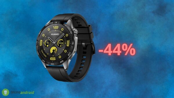 Huawei Watch GT 4 è scontato del 50% su Amazon: da acquistare subito