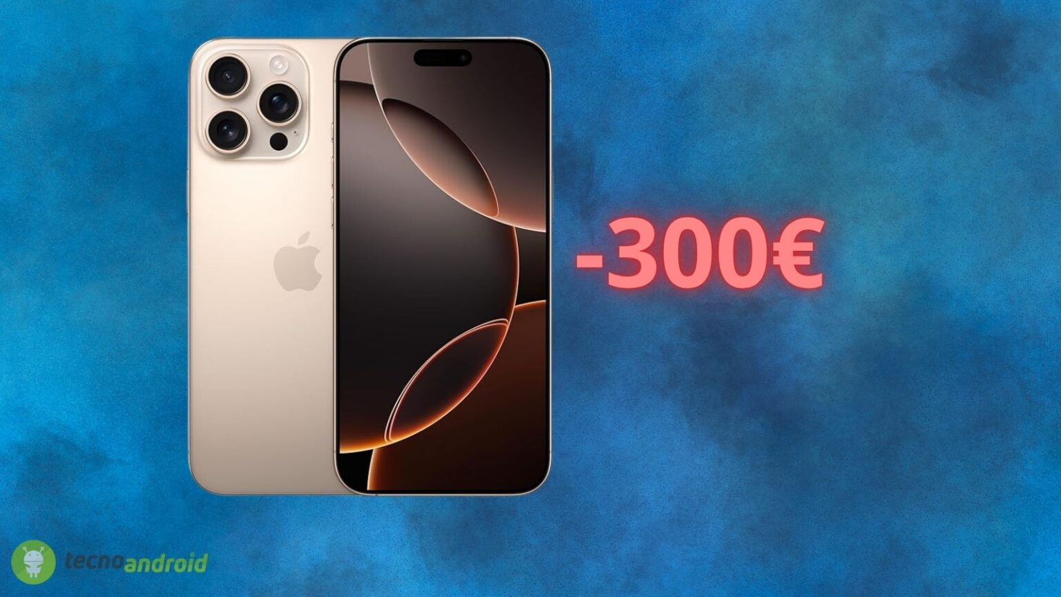 Amazon, offerta shock di 300 euro su Apple iPhone 16 Pro Max