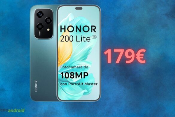 Honor 200 Lite costa pochissimo su Amazon: solo 179 euro