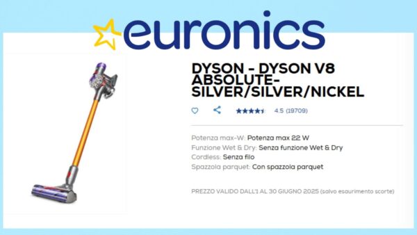 euronics - caratteristiche euronics dyson
