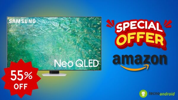 Amazon GRANDE OCCASIONE: Samsung TV Neo QLED 65" in SCONTO al -55%