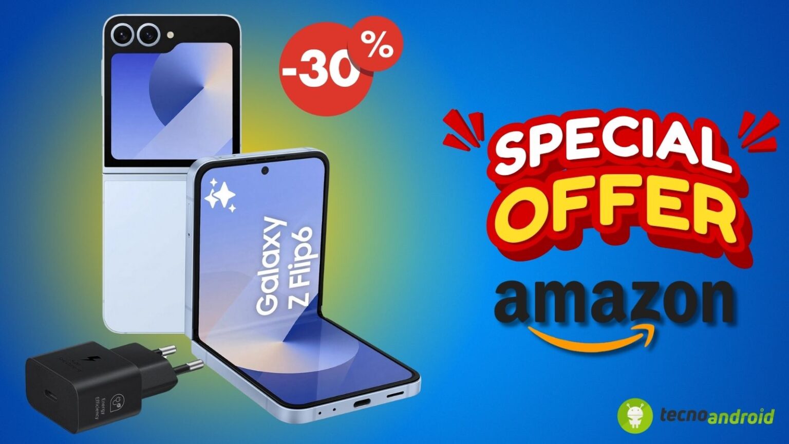 Amazon OFFERTISSIMA: il Samsung Galaxy Flip6 è ad prezzo BOMBA solo oggi