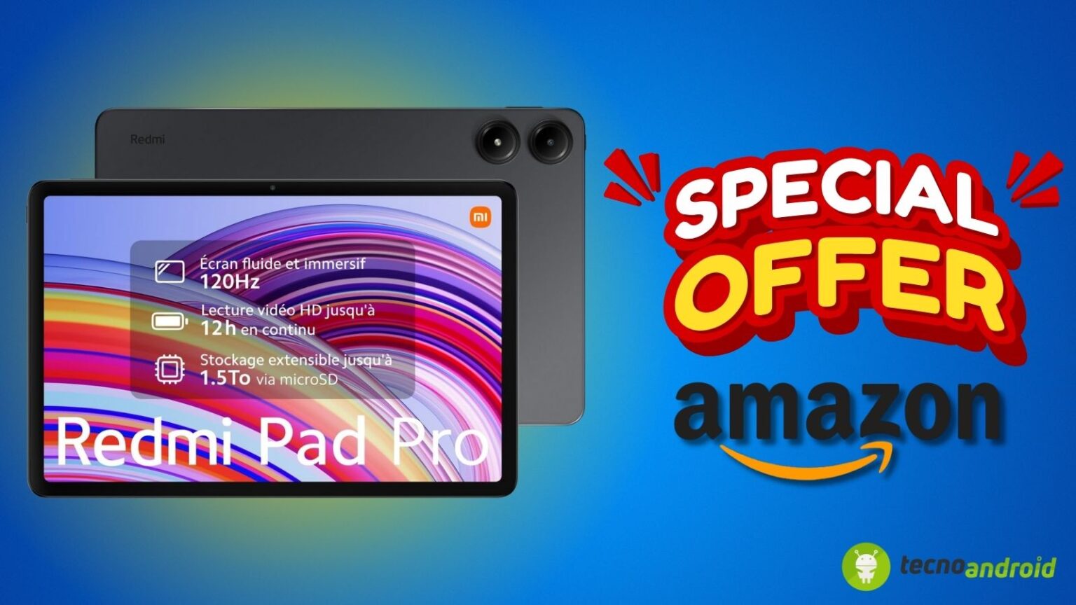 Amazon MAXI REGALO: Xiaomi Redmi Pad Pro ORA IN PROMO a prezzo pazzo