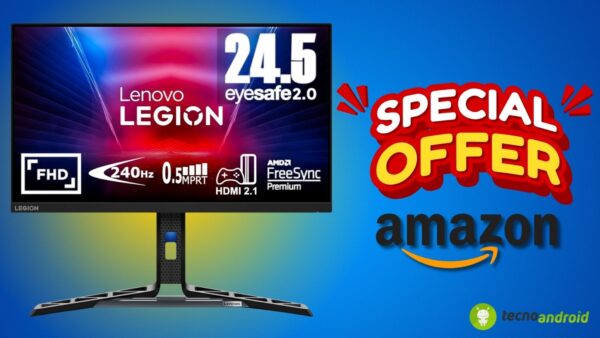 Amazon lancia SCONTI SHOCK: Lenovo Legion R25f-30 in super offerta oggi