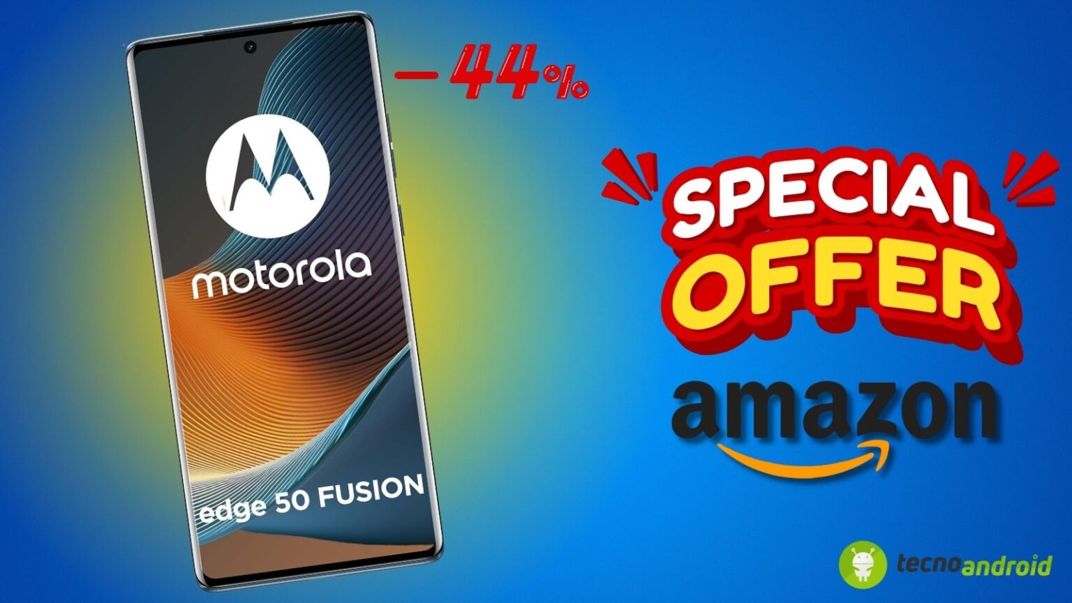 Amazon SPECIALE OFFERTA: Motorola Edge 50 Fusion a PREZZO BOMBA imperdibile