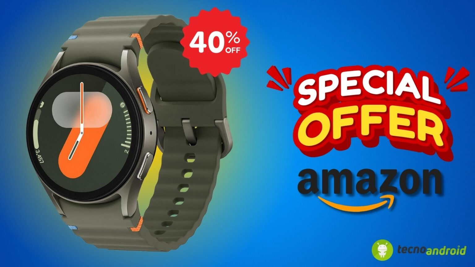 Amazon REGAL una MEGA PROMO: Galaxy Watch7 Smartwatch al 40% di SCONTO