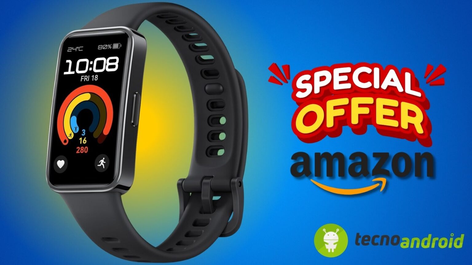Amazon STRACCIA i PREZZI: HUAWEI Band 9 in OFFERTA PAZZA