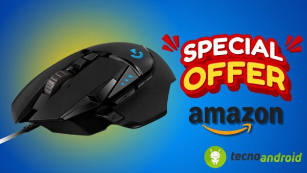 Amazon da SHOCK: mouse Logitech G502 HERO ti aspetta in MEGA SCONTO