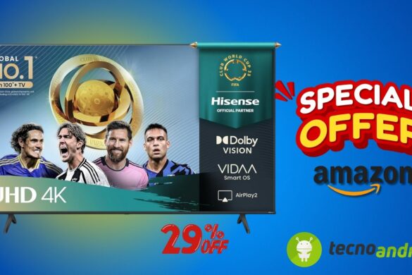 Amazon, SUPER OFFERTA: Hisense: la Smart TV 4K da prendere SUBITO