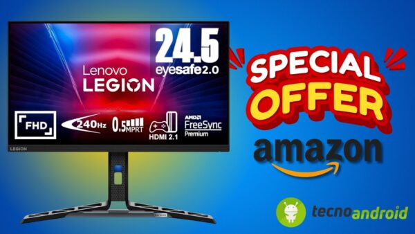 Amazon MAXI PROMO: il super monitor da gaming LENOVO è ad un prezzo ESCLUSIVO