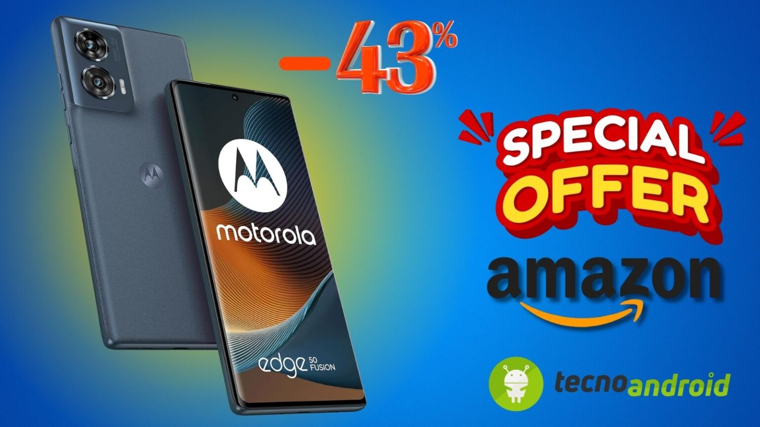 Amazon GRANDE PROMO sul Motorola Edge 50 Fusion: scopri lo SCONTO ECCEZIONALE