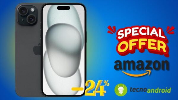 Amazon MAXI SCONTO: iPhone 15 ora ad un PREZZO DA SOGNO