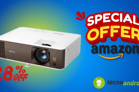 Amazon SUPER PROMO: proiettore BenQ W1800 4K ad un prezzo GALATTICO