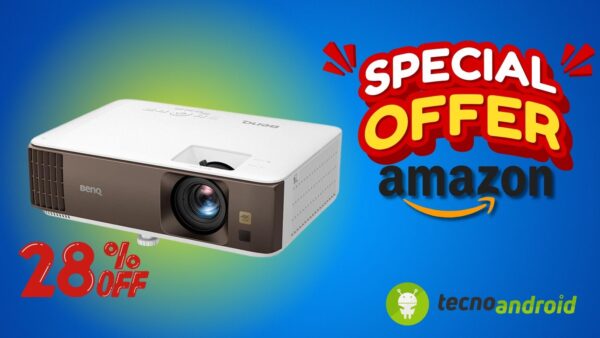 Amazon SUPER PROMO: proiettore BenQ W1800 4K ad un prezzo GALATTICO