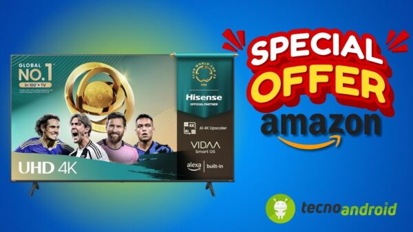 Amazon ti SORPRENDE: Hisense Smart TV 55" 4K ora ad un PREZZO WOW
