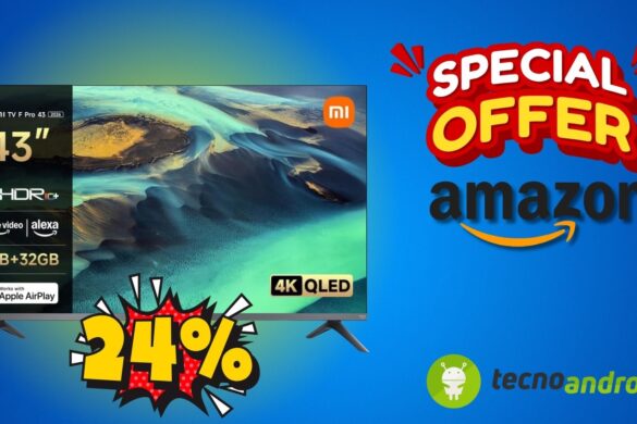 Amazon OFFERTA su Xiaomi TV QLED 4K: attivo SCONTO di quasi 100€