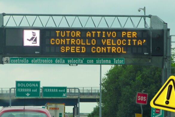 Multe Tutor in autostrada: stesse regole che per gli autovelox