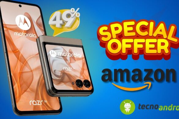 Amazon ti SCONVOLGE: Motorola Razr 50 in OFFERTA TOP a metà prezzo