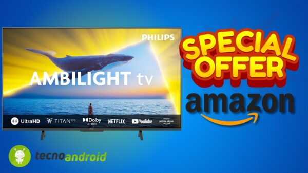 Amazon PAZZESCO: sconto HOT da non perdere sulla TV Ambilight 4K Philips