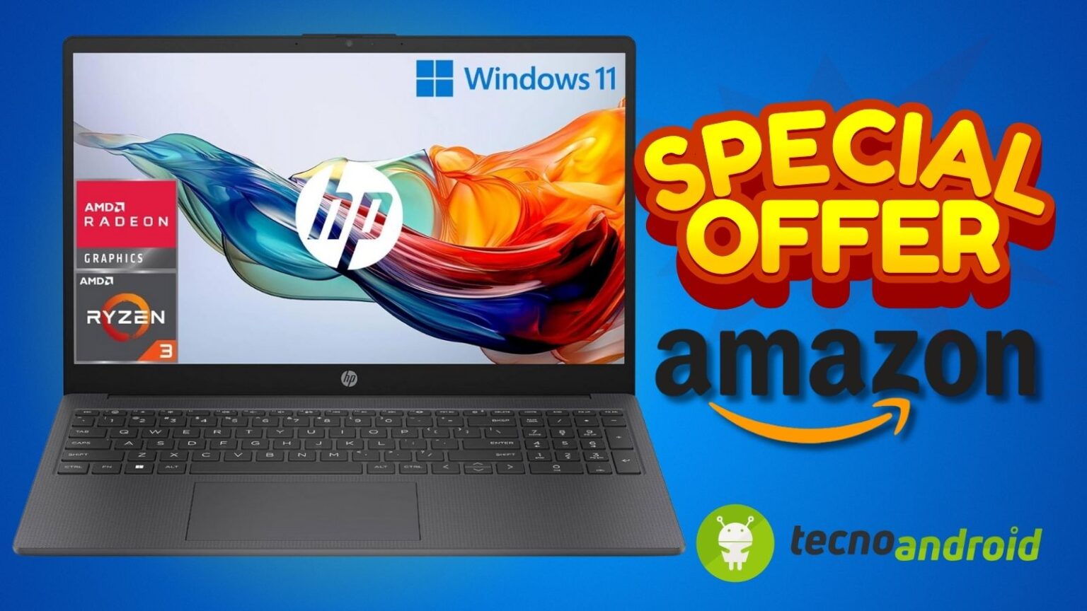 Amazon OFFERTA a prezzo BOMBA: Laptop HP adesso ora a prezzo TOP