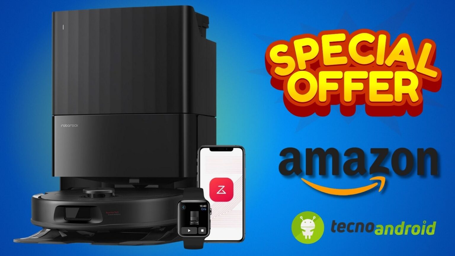 Amazon SUPER OFFERTA Shock: Roborock QV 35A ad un prezzo INCREDIBILE