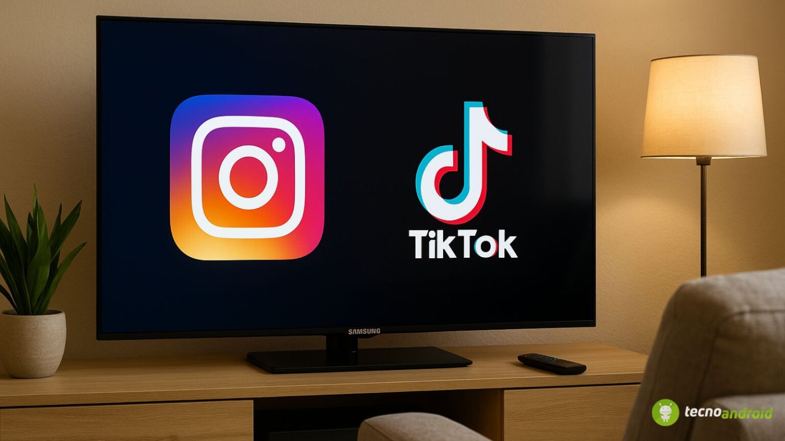 Instagram e TikTok su Smart TV Samsung
