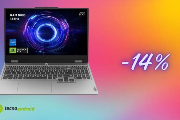 Lenovo LOQ imperdibile: oggi Amazon fa crollare il prezzo di listino