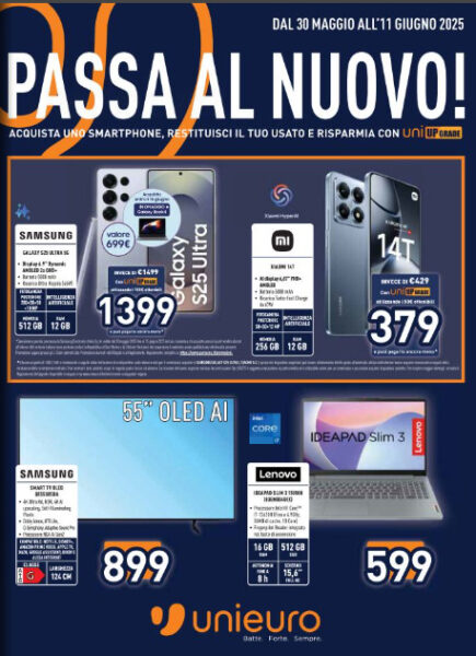unieuro - dettaglio volantino unieuro