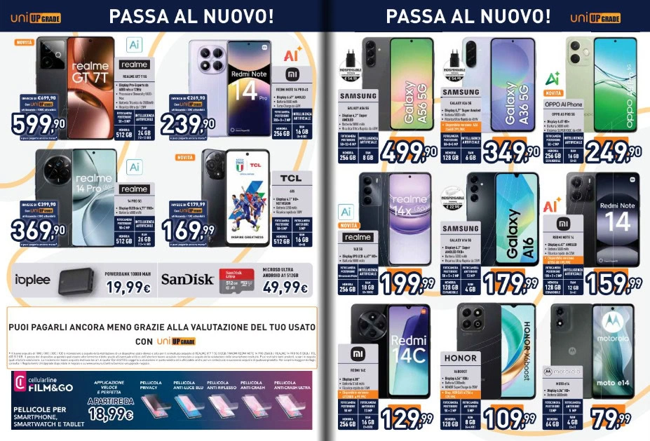 Screenshot volantino unieuro