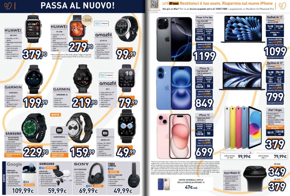 Screenshot volantino unieuro