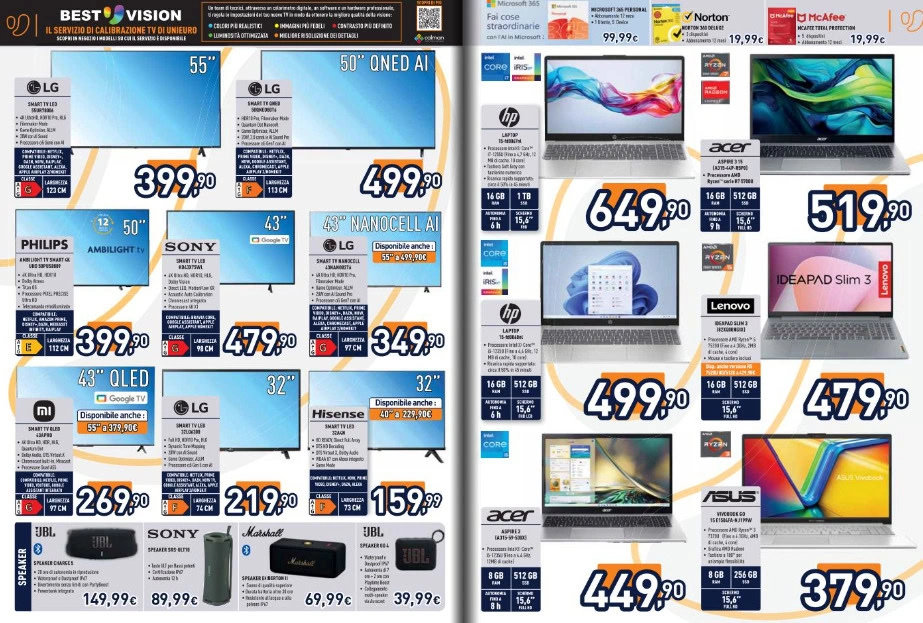 Screenshot volantino unieuro