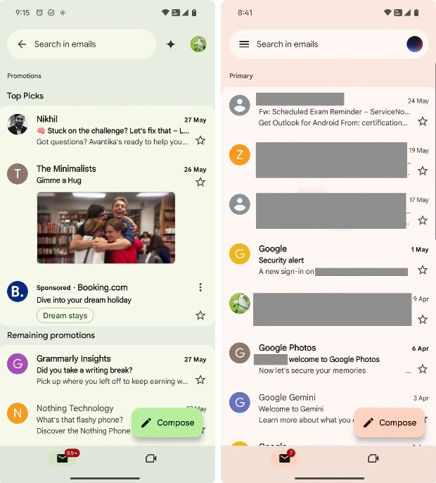 Gmail cambia su Android: ora l'interfaccia sarà più interessante con Material 3 Expressive Gmail cambia su Android: ora l'interfaccia sarà più interessante con Material 3 Expressive