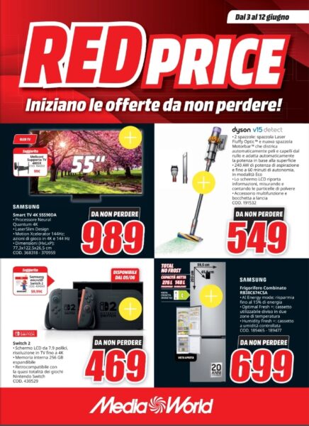 mediaworld - dettaglio volantino mediaworld red price