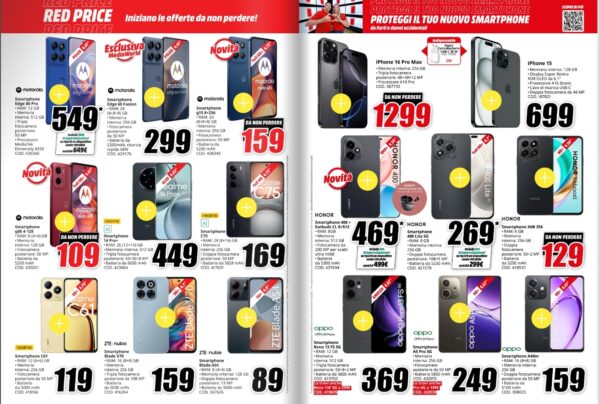 mediaworld - design volantino mediaworld red price