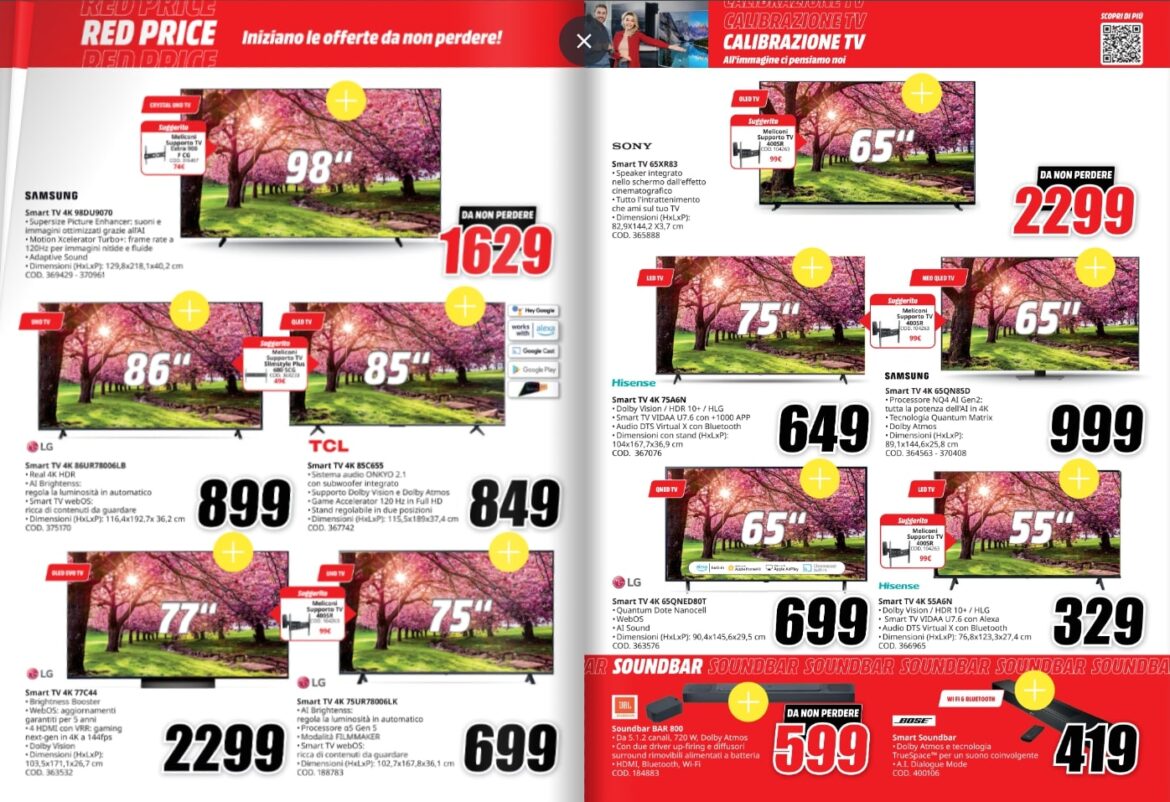 Screenshot volantino mediaworld red price