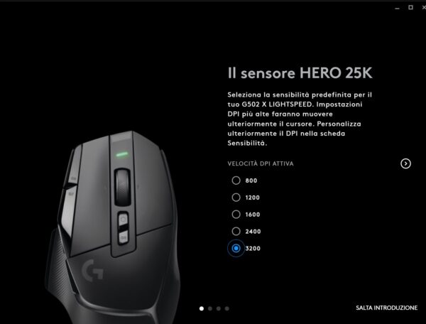 Logitech G502 X LIGHTSPEED - immagine 10 Screenshot