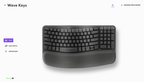 Logitech Wave Keys - utilizzo Screenshot