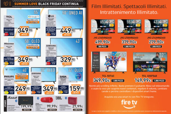 unieuro volantino black friday