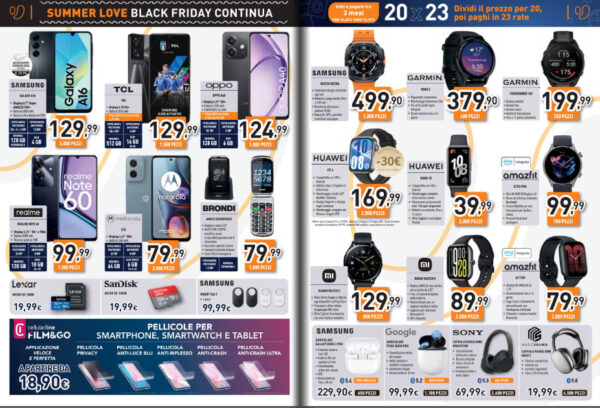 unieuro volantino black friday