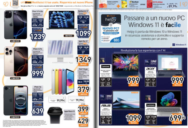 unieuro volantino black friday