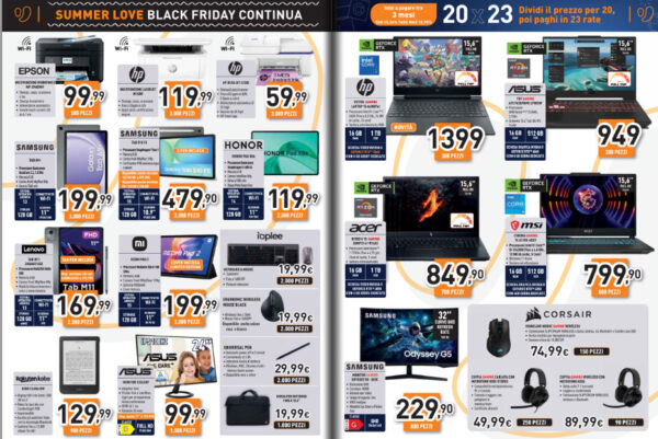 unieuro volantino black friday