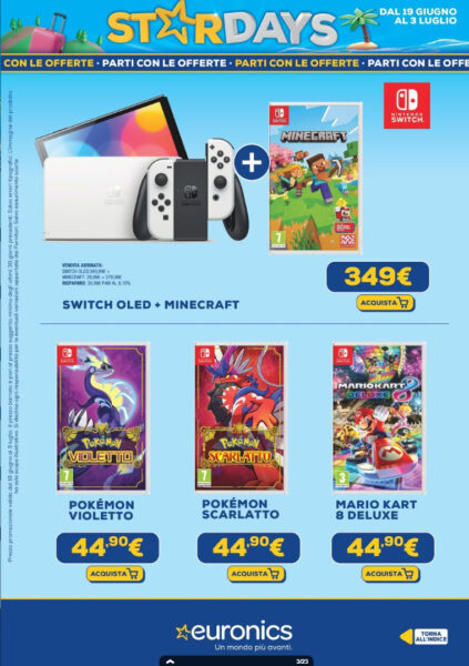 euronics - caratteristiche volantino euronics stardays