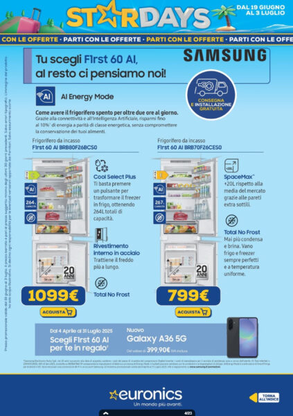 euronics - design volantino euronics stardays