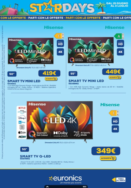 euronics - immagine 8 volantino euronics stardays