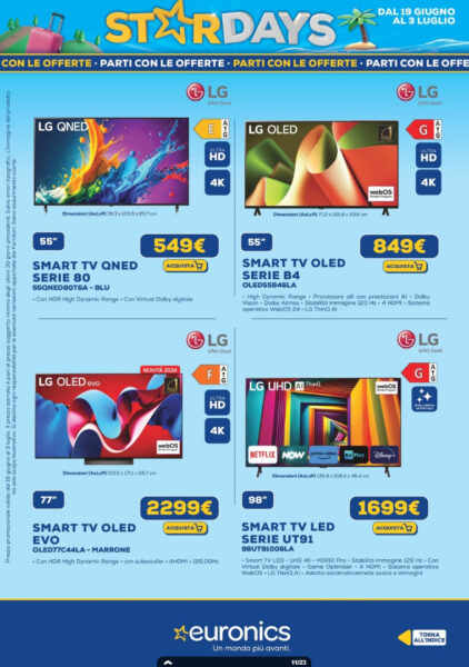 euronics - immagine 10 volantino euronics stardays